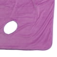 thumbnail image 4 of Beauty Salon Bedsheet Short Plush SPA Massage Table Thicken Bed Cover with Opening Violet Color, 4 of 5
