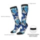 thumbnail image 4 of Balery Blue and White Butterflies Calcetines novedosos Calcetines deportivos Calcetines hasta la rodilla Calcetines de algodón Calcetines originales y geniales, 4 of 6