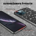 thumbnail image 5 of Compatible with iPhone 16 Pro Max Case Glitter Shockproof, iPhone 16 Pro Max Phone Case Bling Sparkly TPU and PC Silicone Shiny Girl Women Thin Protective Cover (Black), 5 of 14