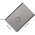 thumbnail image 2 of Porte-cartes de Visite Portable en Métal Inoxydable (Argent), 2 of 5