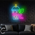 thumbnail image 2 of C-CRAFT Bubble Tea Neon Sign Led Light Up 33 inch for Bubble Tea Shop Wall Art Decor, 2 of 5