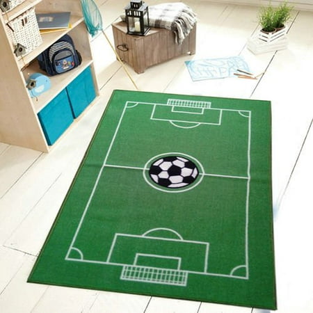 Soccer Field Area Rug 3'3