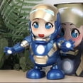 thumbnail image 6 of Dancing Iron Man Robot Toy Electric Singing Iron Man Glows Children's Gift, 6 of 9