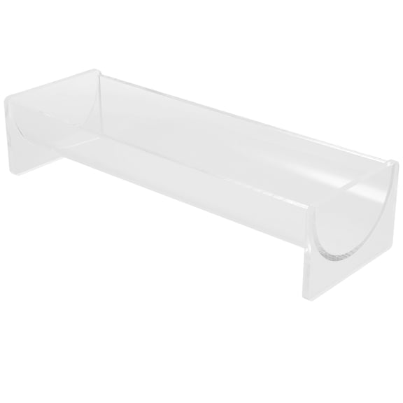 FRCOLOR Transparent Acrylic Serving Tray for Party and Dessert Table Use Multi Functional Food Holder