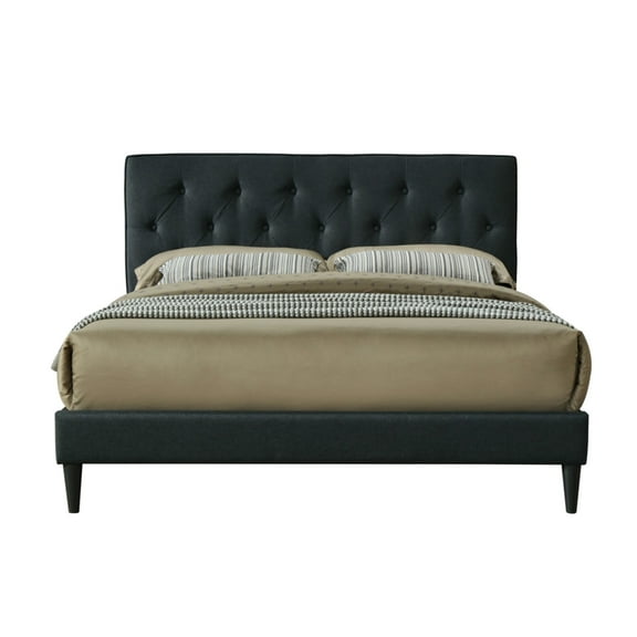 Queen Sized Bed In A Box With - Black Headboard Charging Feature Included