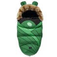 thumbnail image 1 of Saco de dormir de invierno para bebé, resistente al viento, cálido, para cochecito de bebé. Cigarra verde, 1 of 8