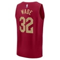 thumbnail image 3 of Men's Fanatics Dean Wade Wine Cleveland Cavaliers Fast Break Player Jersey - Icon Edition, 3 of 3