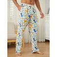 Vulcanodon Mens Funny Pajama Pants, Soft Lightweight Pajama Pants for