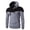 Grey Sweatshirts 1PC, variant on Sweatshirts For Men Patchwork Long Sleeve Hoodies Casual Patchwork Color Jacket Autumn Winter Street Casual Sports Loose Basic Daily Outdoor Versatile Travel Tops