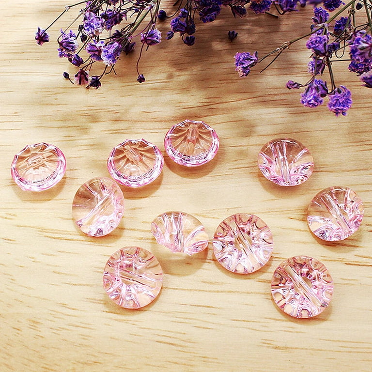 Light Pink Buttons for Sewing and Crafts