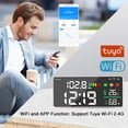 thumbnail image 4 of Hygrothermograph,Color Display 4in1 Decibel Test Alarm Clock 11inch Led 11inch Led Color App Noise Display App Wifi App Noise Decibel Alarm Clock 11 Inch Lcd Meter 4 In Inch Lcd Color, 4 of 7