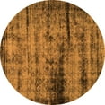 thumbnail image 1 of Ahgly Company Indoor Round Persian Orange Bohemian Area Rugs, 6' Round, 1 of 4