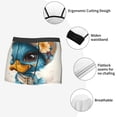 thumbnail image 5 of Rateoe Cute Sunflower Blue Duck Mens Boxer Briefs Poly Spandex Performance Boxer Briefs Underwear Hem Boxer Briefs - Small, 5 of 8