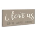 thumbnail image 3 of Stupell Industries Contemporary I Love Us Romantic Canvas Art, 48 x 20, by Marla Rae, 3 of 8