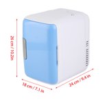 Portable Refrigerators,  Thermal Insulation Small Size Cooler Warmer 4L Car Refrigerator  For Home