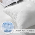 thumbnail image 4 of Juego de 2 insertos de almohada para exteriores Ashler, resistentes al agua, 20 x 20 cm, 4 of 7