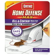 Ortho Home Defense MAX Kill & Contain Mouse Trap, 2 Traps