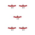 thumbnail image 2 of Ruiboury Aluminum Front Beam Cross Frame Brace For 1/10 Axial Scx10 Crawler Aluminum Front Beam Cross Frame Red 5Set, 2 of 6