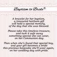 thumbnail image 3 of Pulsera Cherished Moments Baptism to Bride Silver Pearl, 3 of 7