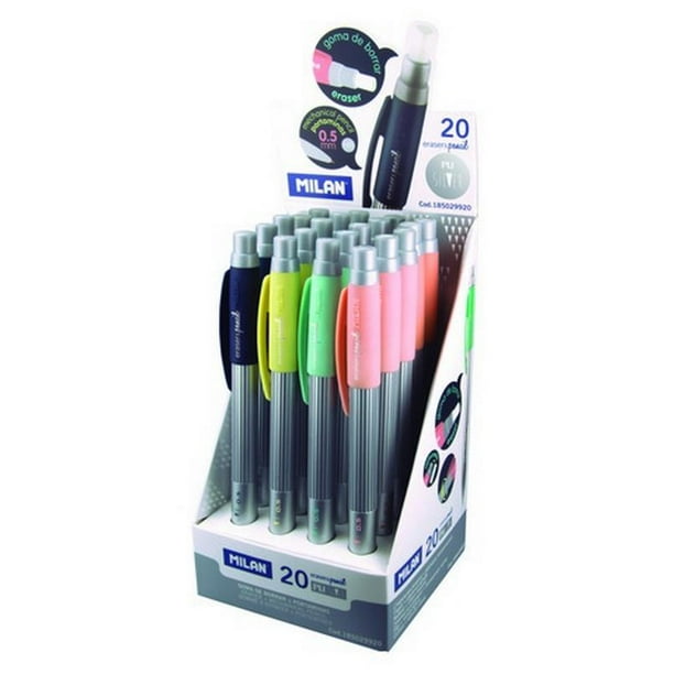 Mechanical pencil with long eraser deals
