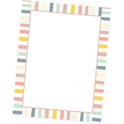 SKYSONIC 80 Stationery Paper Stripe Dot Letterhead Letter Writing Paper Single-Sided Computer Printer Paper for Note Greeting Card Invitation Office