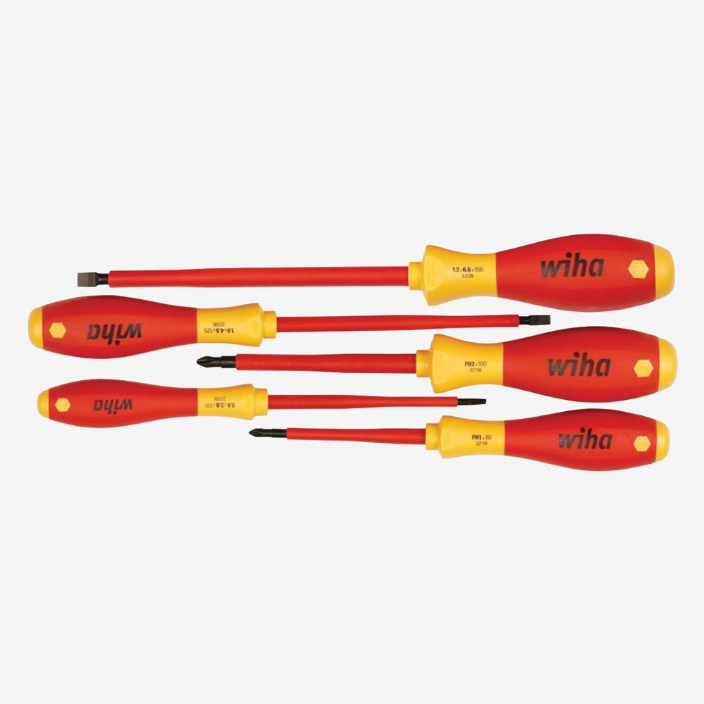 Wiha Tools Insulated Screwdriver Set Insulated 32091