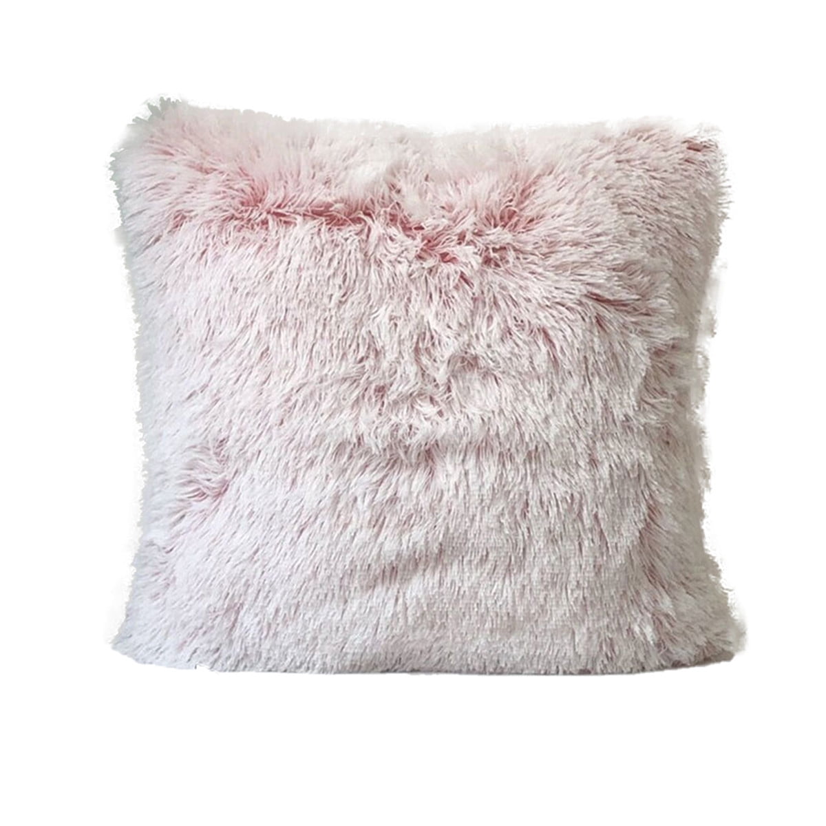 Plush Pillow Covers, Super Soft Artificial Rectangular Faux Fur Throw
