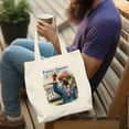thumbnail image 4 of Purrfect President Rhodesian Ridgeback Raise Fist Fight Survived Election 2024 Canvas Tote Bag Ridgebacks Dog Lover Gifts Reusable Shopping Grocery Bag - 00013, 4 of 5