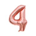 thumbnail image 1 of 40-inch Rose Gold Digital Aluminum Foil Balloons Aluminum Foil Balloons, Family Birthday Use, Birthday Digital Balloons, 1 of 4