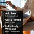 thumbnail image 3 of 10 Pack Stretched Canvas for Painting 8x10 Blank Art Canvases for Paint, 3 of 8