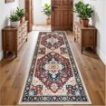 thumbnail image 1 of sasyxdc Washable Runner Rug 2x3 - Hallway Runner Rug Kitchen Rugs and Mats Non Skid Washable Waterproof Carpet Runner for Living Room Bedroom Bathroom (Beige/Yellow  2X3) dyu, 1 of 6
