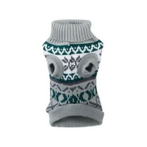 Moocorvic Pet Sweaters for Small Medium Cats Dogs, Fall Winter Warm Dog Clothes Christmas Coat for Girls Boys Dog Puppy Cat