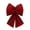Red,15.7x11.8 Inch, variant on Velvet Ribbon Bows,Large Plush Christmas Bow,Big Puffy Bow Christmas Hanging Ornament,Soft Stuffed Plush Velvet Xmas Statement Bow Decoration,Vintage Bow Knot for Wreath,Garland,Fireplace,Party
