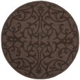 thumbnail image 1 of Safavieh Tapis Contemporain Marron Impressions - Rond 5 Pieds, 1 of 2