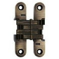 thumbnail image 2 of SOSS 212 Stainless Steel Invisible Hinge with Holes for Wood or Metal Applications, Mortise Mounting, Satin Stainless Steel Exterior Finish, 2 of 7