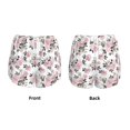 thumbnail image 5 of Lsque Rose Flowers Printed Women's Running Shorts with Liner Pockets,Elastic Quick Dry Workout Athletic Gym Yoga Shorts,Womens High Waist Shorts-Medium, 5 of 9