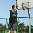 thumbnail image 5 of Naloa Realistic Style Colorful Wolf A Basketball Jersey Reversible Men's Mesh Athletic Sports Shirts Training Practice S-4XLLarge, 5 of 6