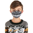 thumbnail image 2 of Child Skeleton Pattern Sublimated Face Mask, 2 of 4
