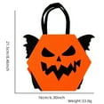 thumbnail image 3 of Halloween Trick or Treat Basket​ Handmade Candy Bags with 3D Plush Halloween Characters for Halloween Trick or Treat Grocery Shopping Party 2PC, 3 of 5