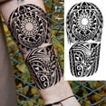 thumbnail image 3 of Waterproof Long Lasting Body Art Stickers Fake Skin Decals for Women Men Party Festival Makeup, 3 of 10