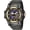Black gold, variant on Men's Analog Digital Dual Display Watch Sports Outdoor Waterproof Military Tactics Wrist Watch Multi Function LED Large Face Alarm Stopwatch for Man