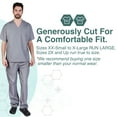thumbnail image 5 of M&M SCRUBS Unisex Solid Scrub Set, Women Medical Uniforms 102, 5 of 6