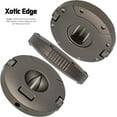 thumbnail image 2 of Prestige Import Group XoticEdge Xceed V-Cut & Punch-Cut Combination Metal Stainless Steel Blades Cigar Cutter - Gun Metal, 2 of 7