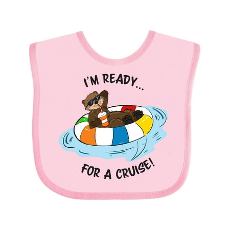 

Inktastic I m Ready for a Cruise Otter Gift Baby Boy or Baby Girl Bib