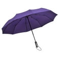 thumbnail image 5 of Fully Automatic Open Strong Frame Triple Folding Large Windproof Rain Umbrella, 5 of 6