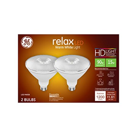 

GE Warm White LED Outdoor Floodlights 90 Watt Replacement Medium Base Dimmable (2 Pack)