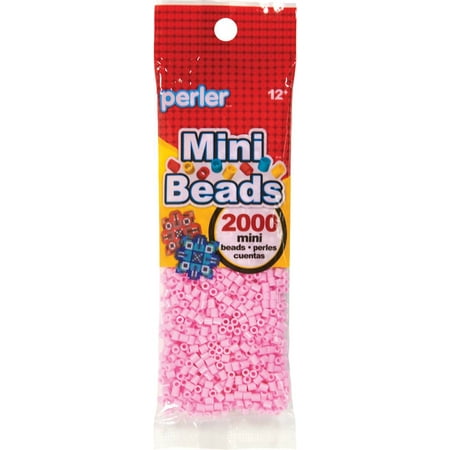 Perler MPB80-14-93 Mini Beads - Light Pink, 2000 per Pack