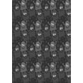 thumbnail image 1 of Ahgly Company Machine Washable Indoor Rectangle Transitional Charcoal Black Area Rugs, 2' x 5', 1 of 7