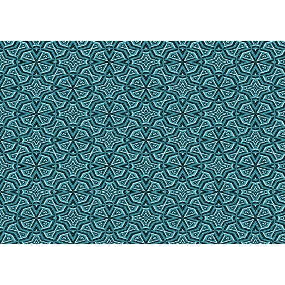 Ahgly Company Machine Washable Indoor Rectangle Transitional Deep Teal Green Area Rugs, 8' x 12'