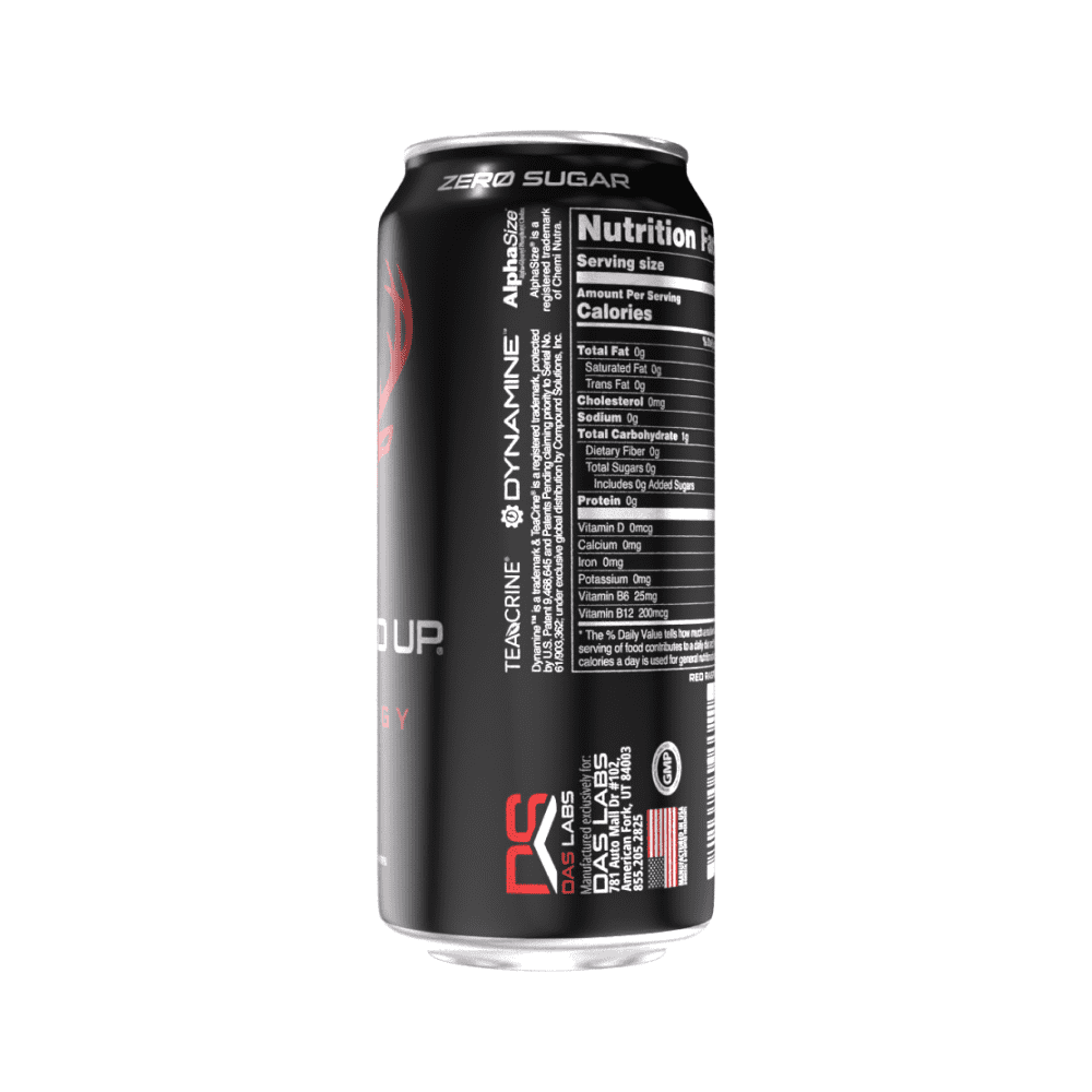 Bucked Up Energy Drink, Blood Razz Flavor, 300mg Caffeine, 16 fl oz, Sugar-Free, 1 Can - Walmart.com Bucked Up Energy Drink, Blood Razz Flavor, 300mg Caffeine, 16 fl oz, Sugar-Free, 1 Can - Walmart.com